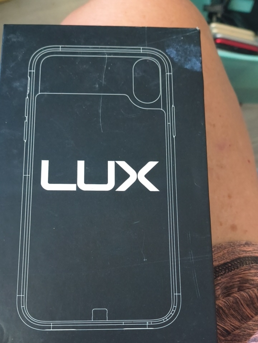 Lux Black Phone Case